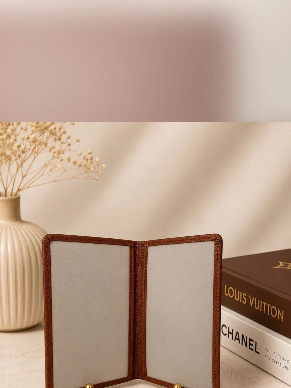 Louis Vuitton Vintage Taiga Leather Photo  ID Holder